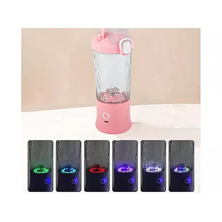 Portable USB wireless smoothie blender, ice crusher, rose