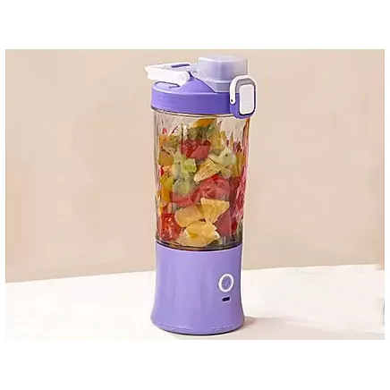 Portable USB wireless smoothie blender, ice crusher, purple