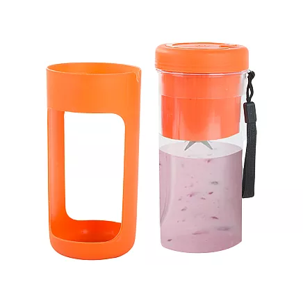 Portable USB wireless smoothie blender, ice crusher, lanyard