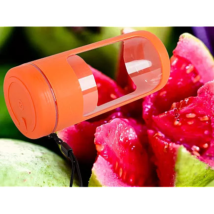 Portable USB wireless smoothie blender, ice crusher, lanyard