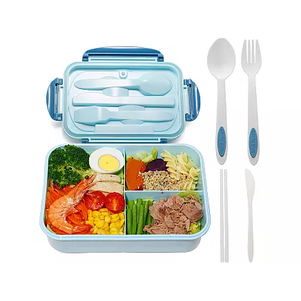 Lunchbox breakfast box lunch box with compartments cutlery