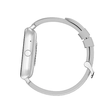 Sporta viedpulkstenis sievietēm un vīriešiem ar Bluetooth zvanu funkciju, pelēks