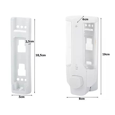 Wall-mounted gel soap dispenser